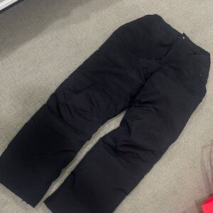 Lands' End Kids Black Snow Pants